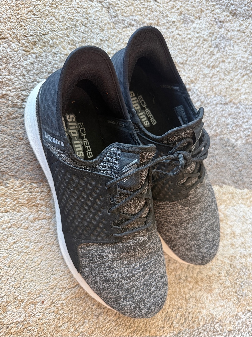 Skechers Golf Men’s Black & Gray Athletic Slip-On Sneakers